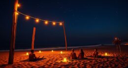 portable beach lights