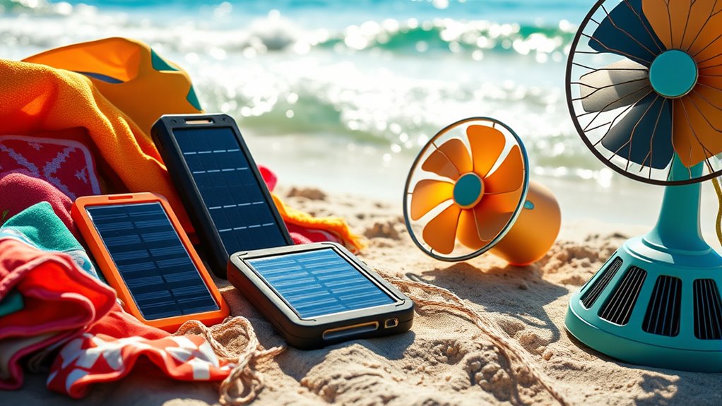 portable lightweight solar charging