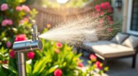 portable misting setup details