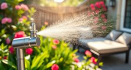 portable misting setup details