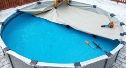 prepare pool for cold