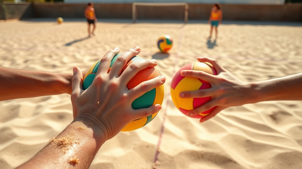 proper sand handball equipment