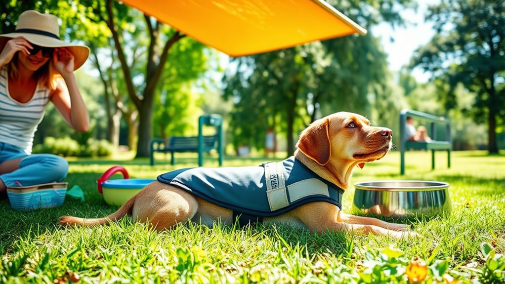protective gear prevents pet heatstroke