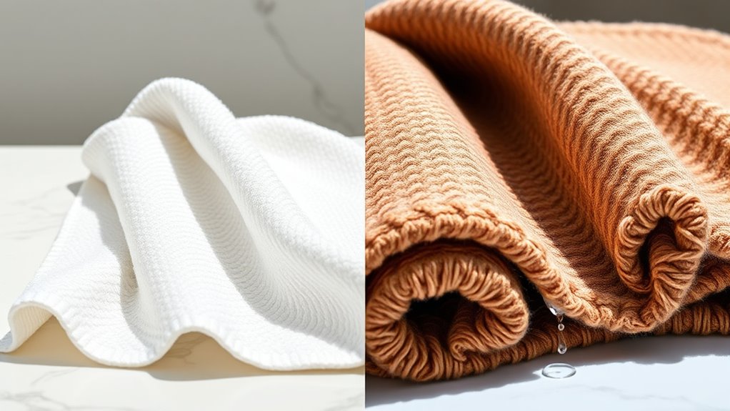 rapid moisture absorption and drying