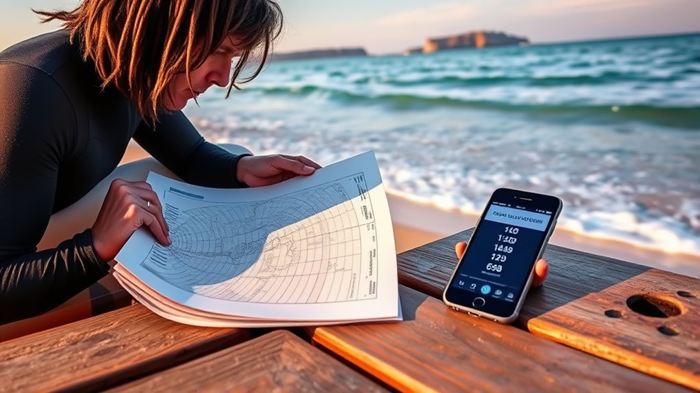 read tide charts accurately