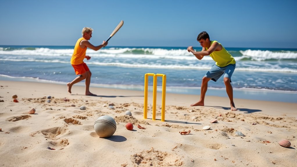 safe lightweight beach cricket gear