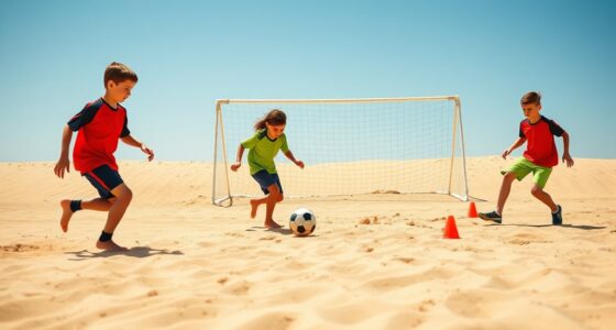sand based soccer training