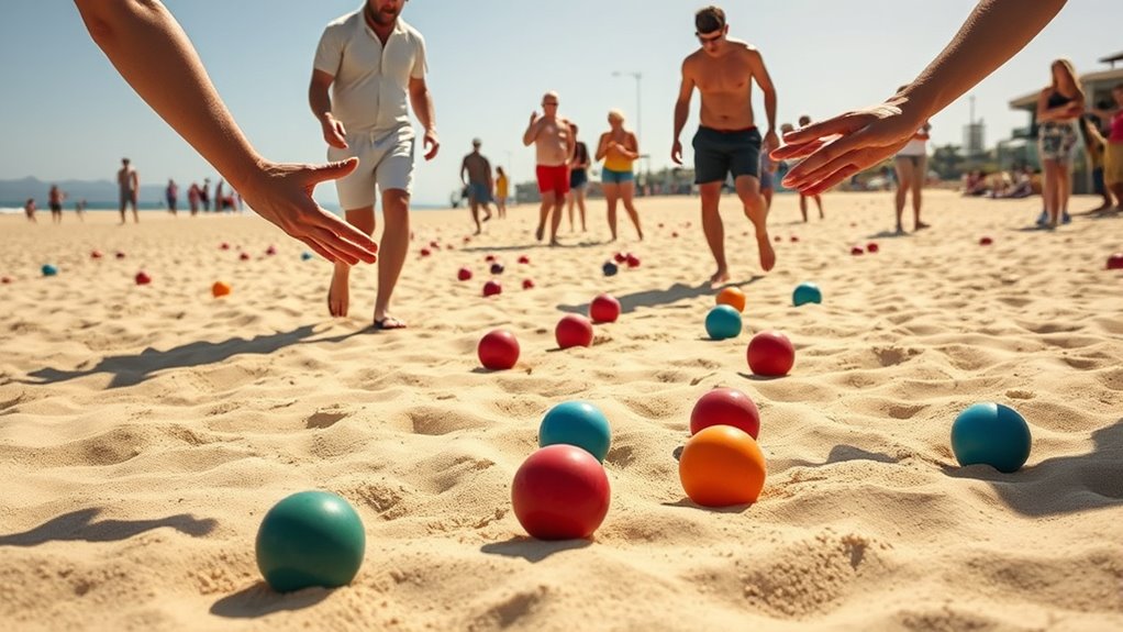 sand bocce technique variations