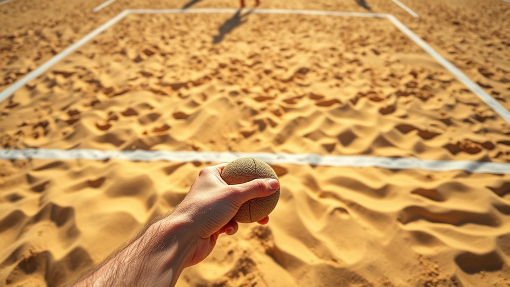 sand court surface adaptation