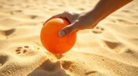 sandhandball court specifications