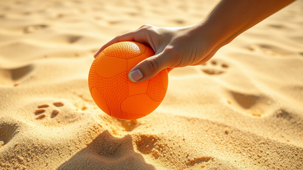 sandhandball court specifications