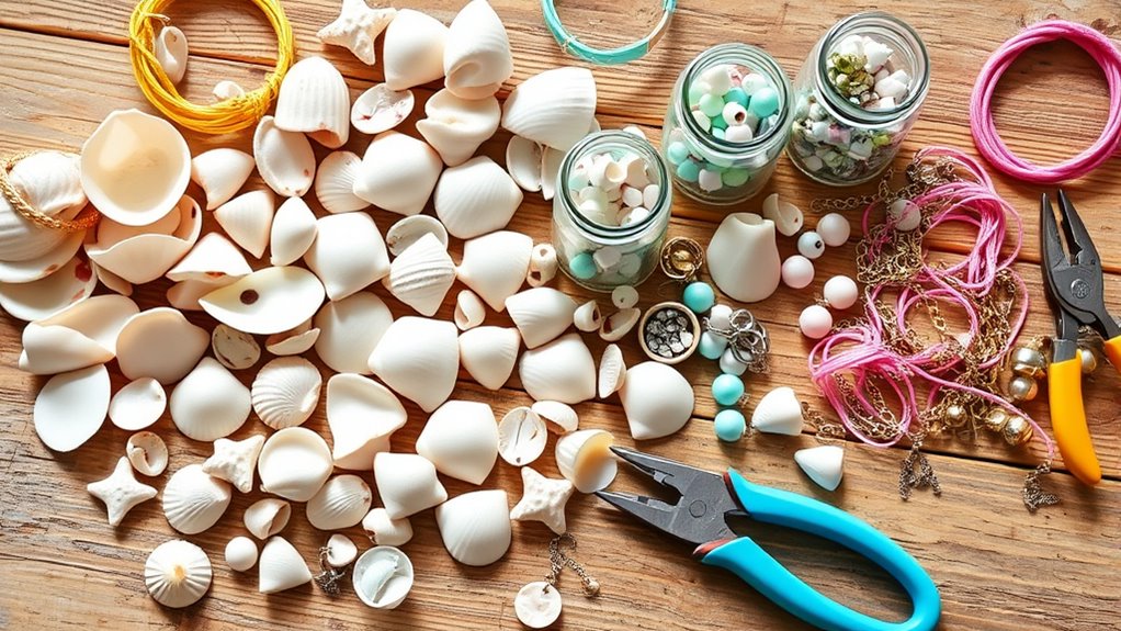 sea shell craft supplies