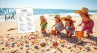 seashore scavenger hunt lists