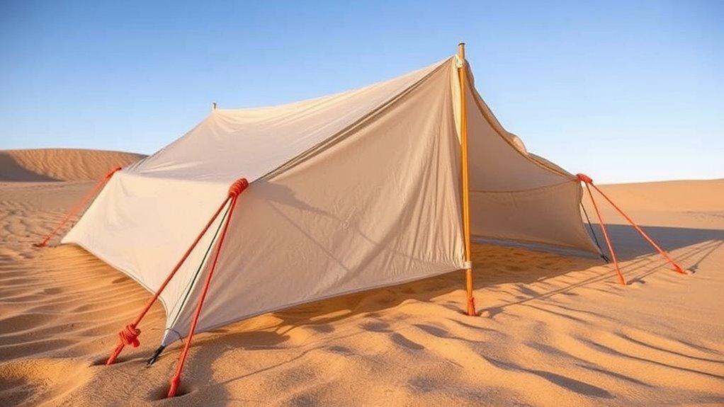 secure tarps against wind