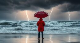 seek shelter during lightning