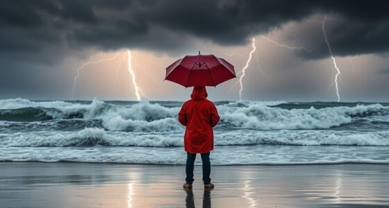 seek shelter during lightning