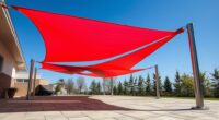 shade sail anchor wind