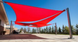 shade sail anchor wind