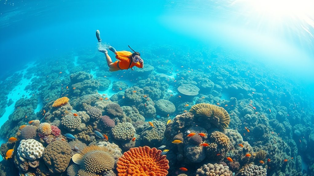 snorkeling reef trail mapping