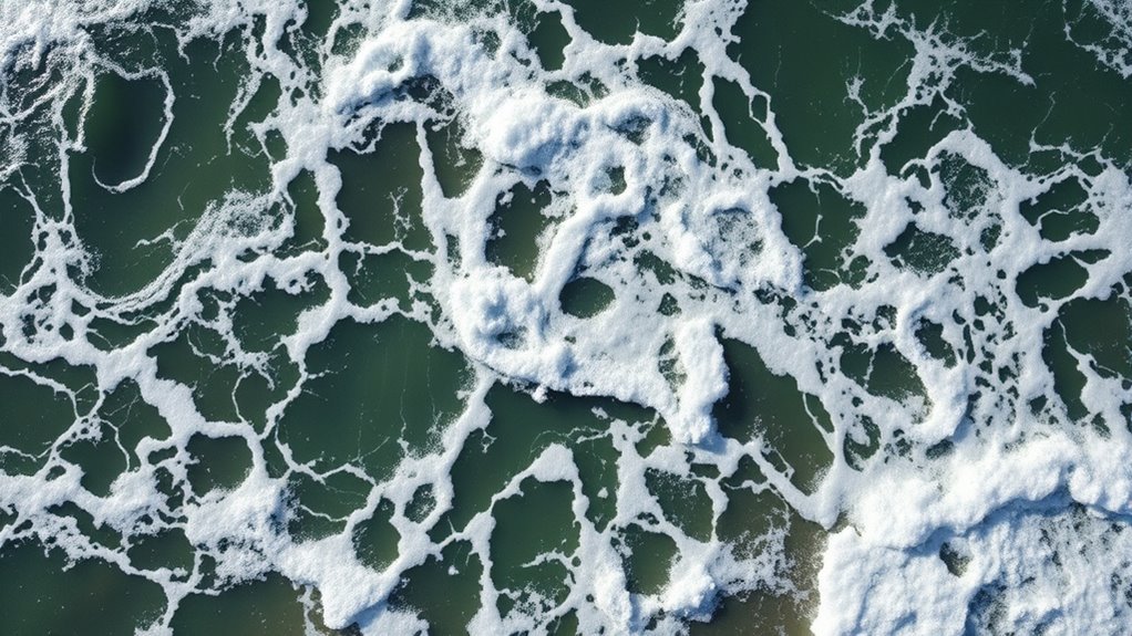 spot turbulent foam patches