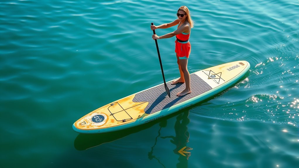 stationary paddleboard balance exercises