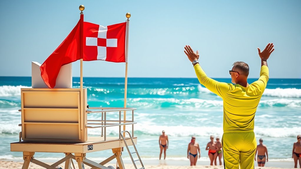 stay alert swim safely