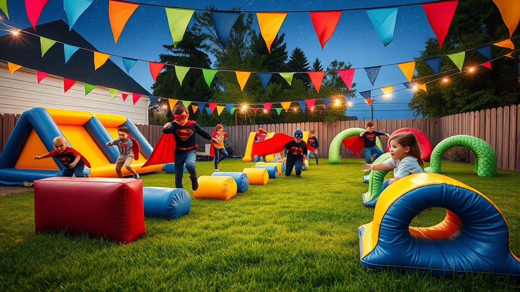superhero obstacle course activities