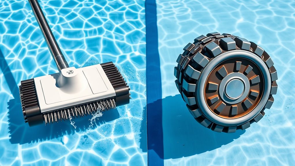types of pool vacuum heads