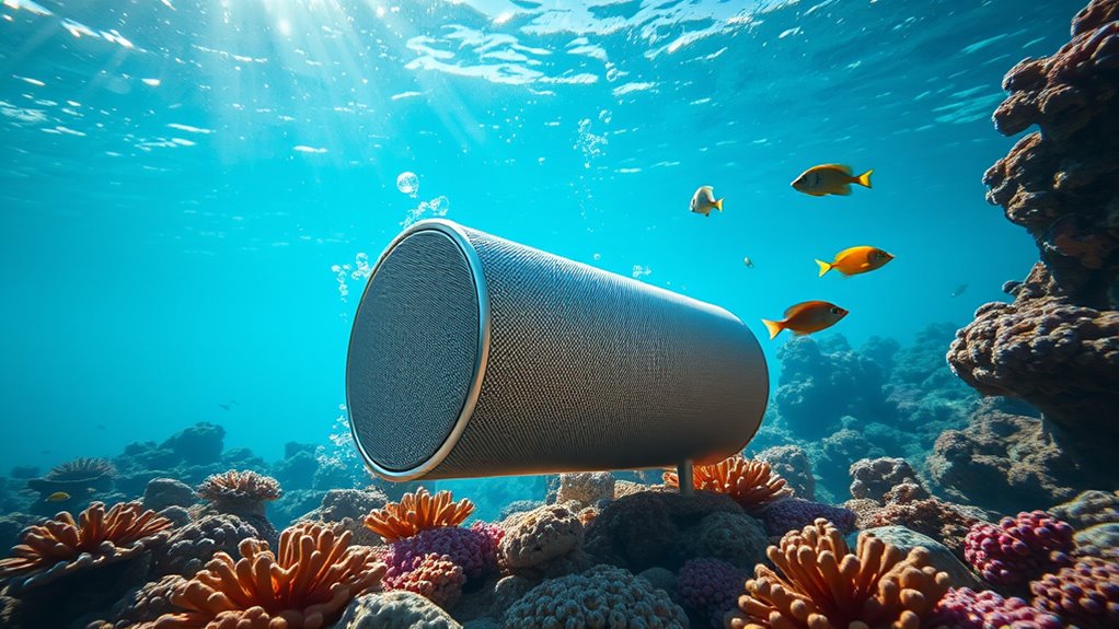 underwater sound system installation