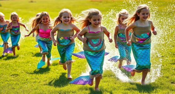 unique mermaid sack race