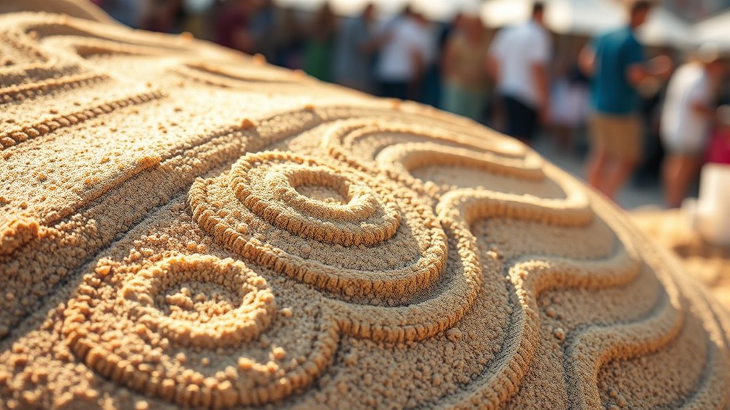 vibrant emotional sand artistry