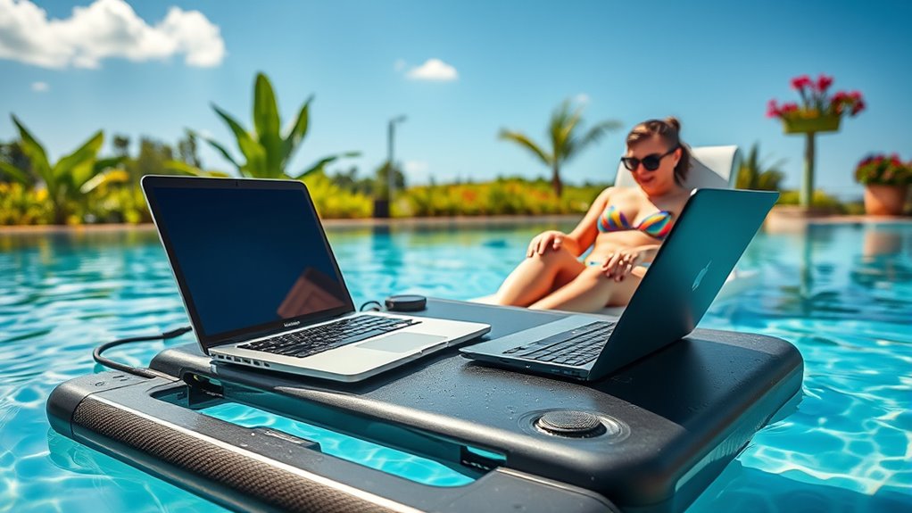 waterproof adjustable marine inspired workspace