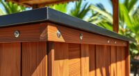 weatherproof diy tiki bar
