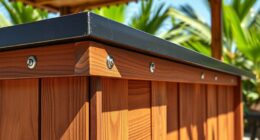 weatherproof diy tiki bar