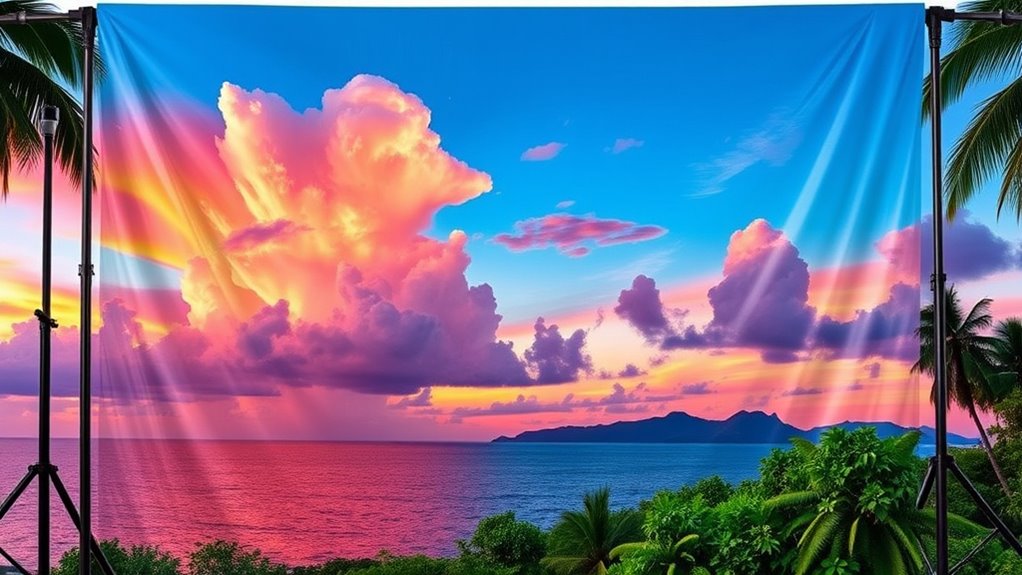 weatherproof durable vinyl backgrounds