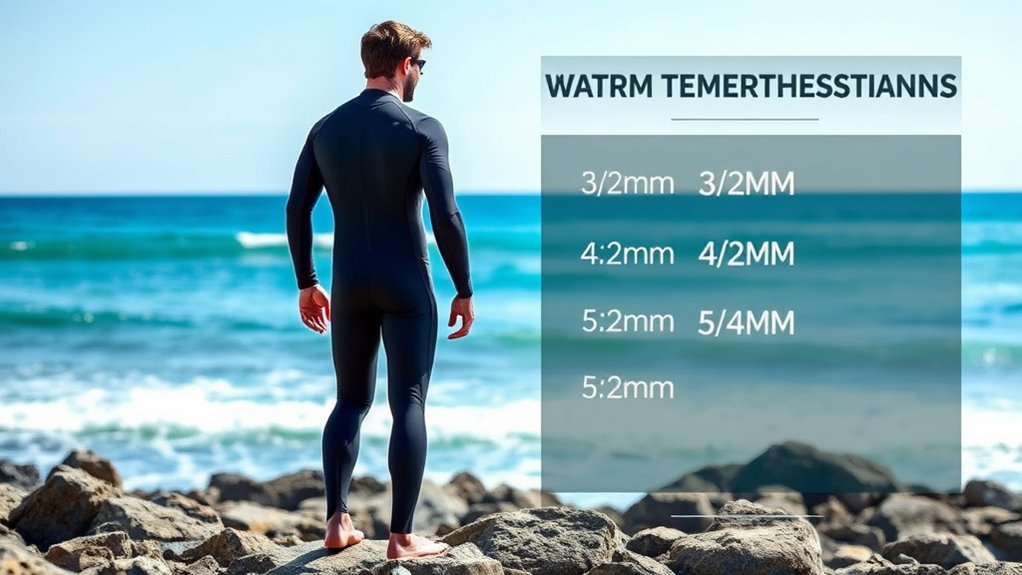 wetsuit thickness for conditions