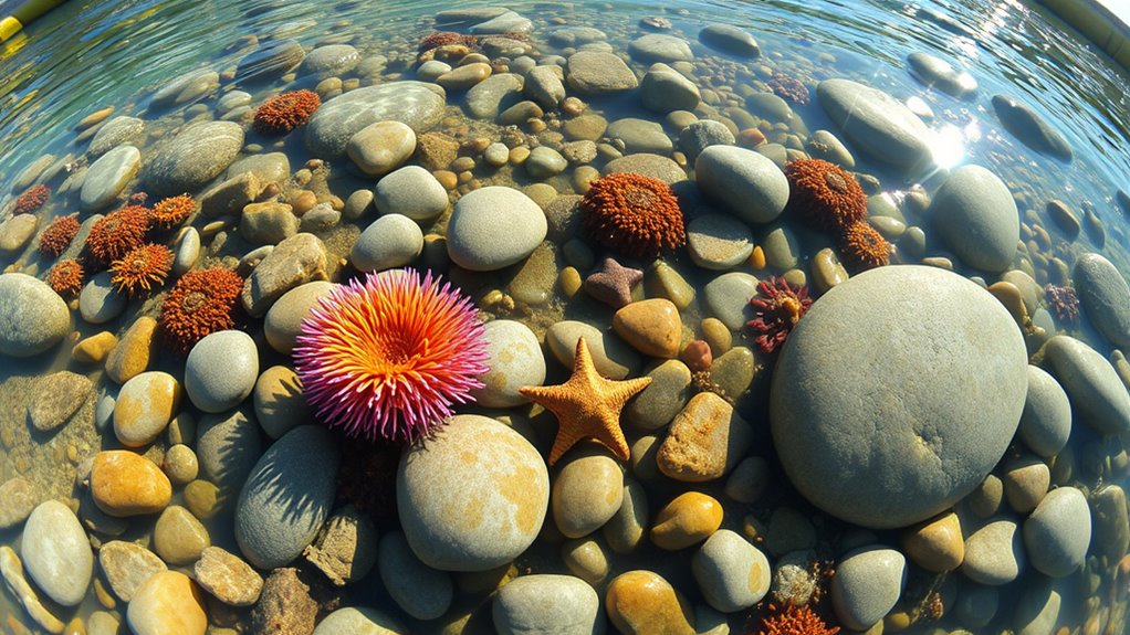 accessible tidepool exploration from float