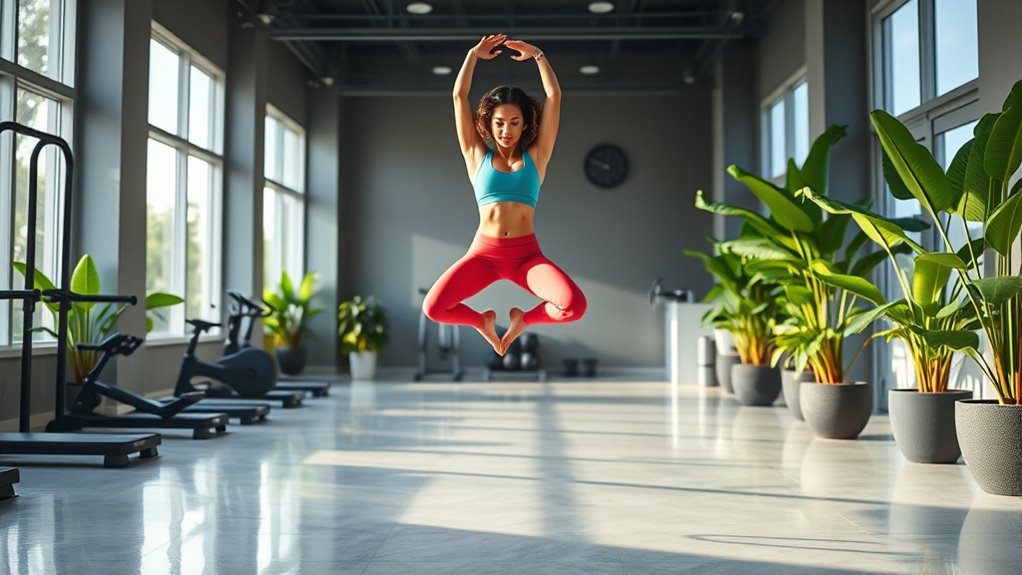 add floating to workouts