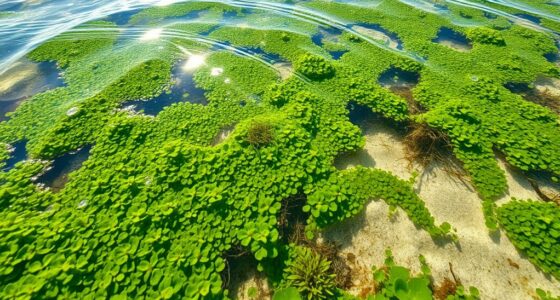 algae and aquatic plants