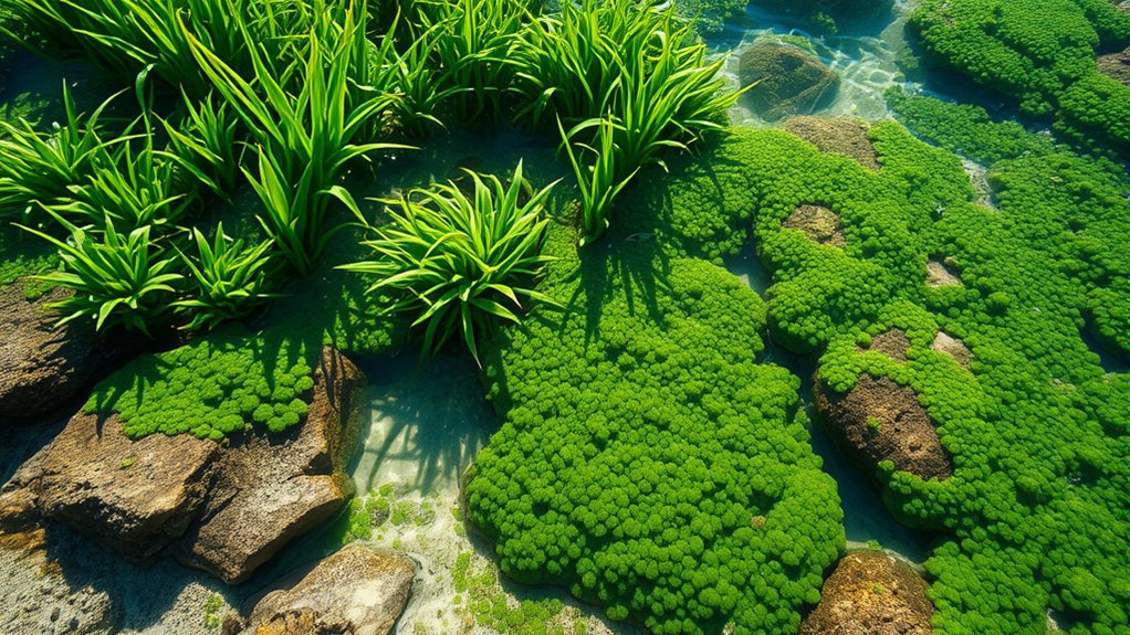 algae and plants balance