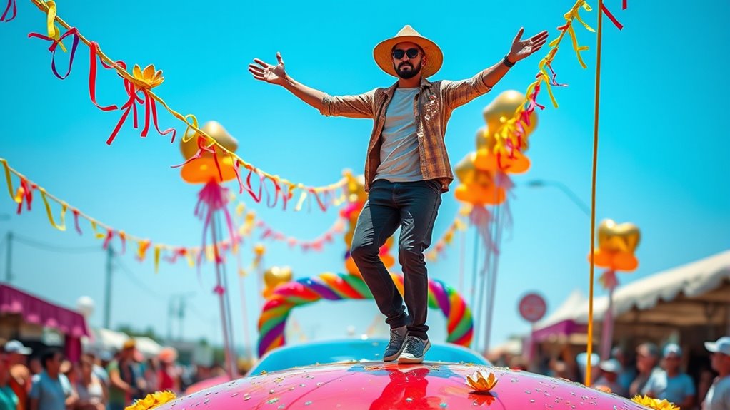 balance and stand confidently