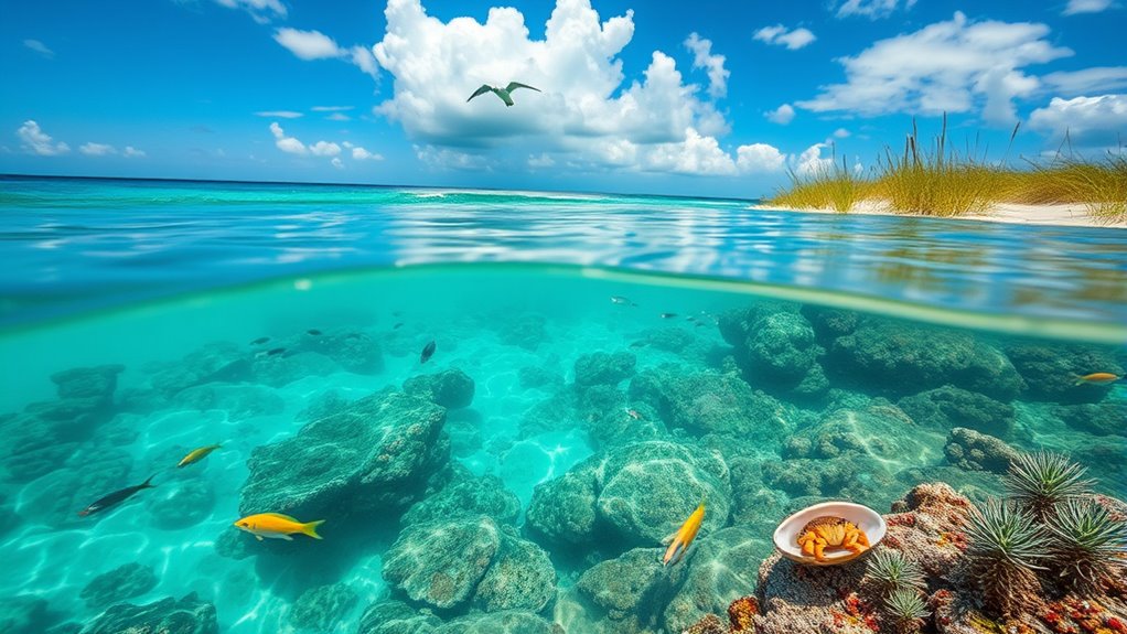coral reefs support diverse life