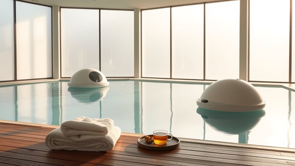 deep relaxation through sensory deprivation