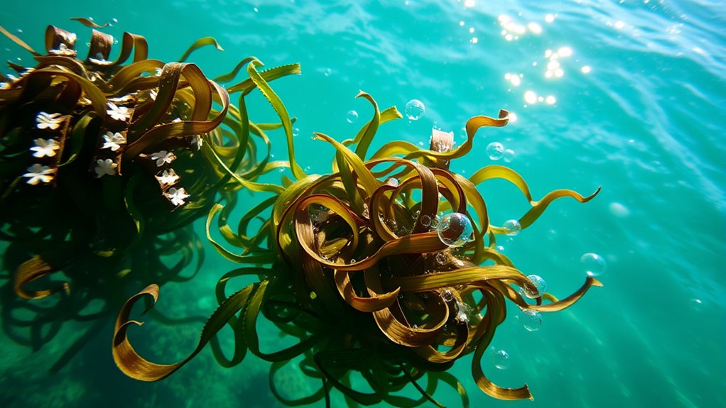 edible seaweed near shore