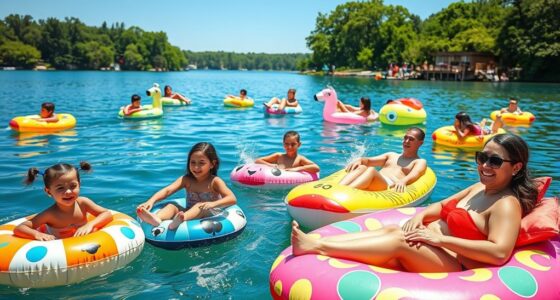 family friendly floating activities