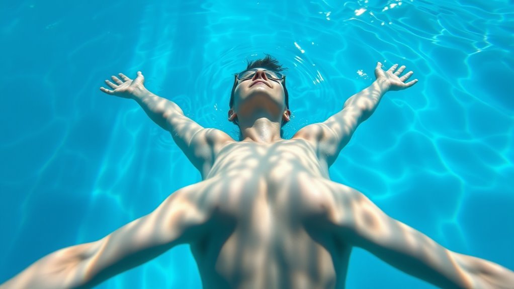 float to prevent back strain