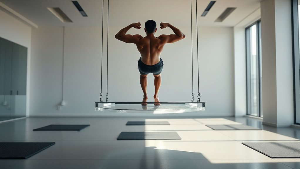 floating isometric balance exercises