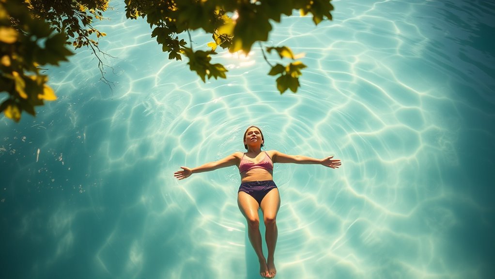 floating promotes mindful relaxation