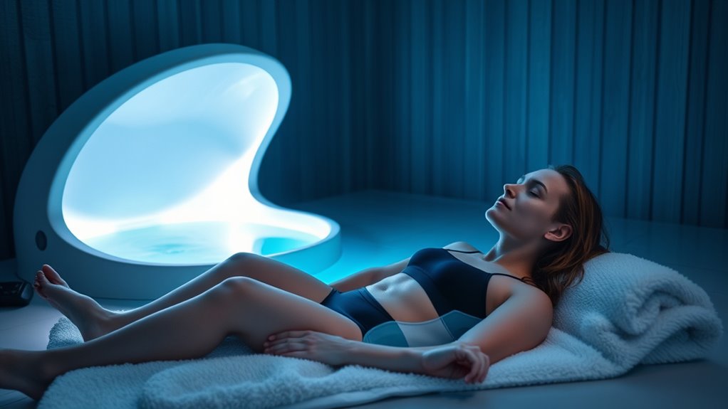 floating reduces muscle soreness