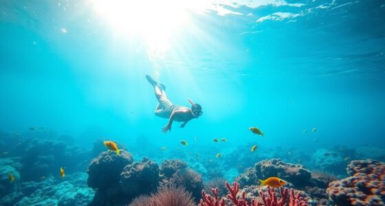 floating snorkeling marine exploration